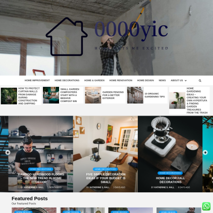 A detailed screenshot showcasing the homepage of 0000yic.com, highlighting its main features and design elements.