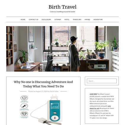 A detailed screenshot showcasing the homepage of birthtraumaptsd.com, highlighting its main features and design elements.