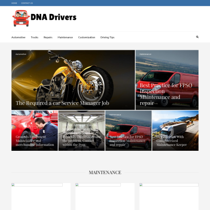 A detailed screenshot showcasing the homepage of dna-drivers.com, highlighting its main features and design elements.