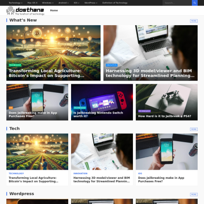 A detailed screenshot showcasing the homepage of dosthana.com, highlighting its main features and design elements.