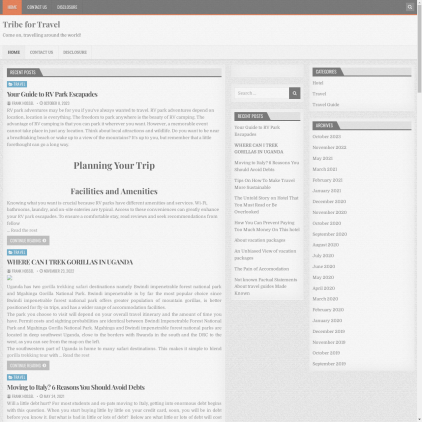 A detailed screenshot showcasing the homepage of jrpgtribe.com, highlighting its main features and design elements.