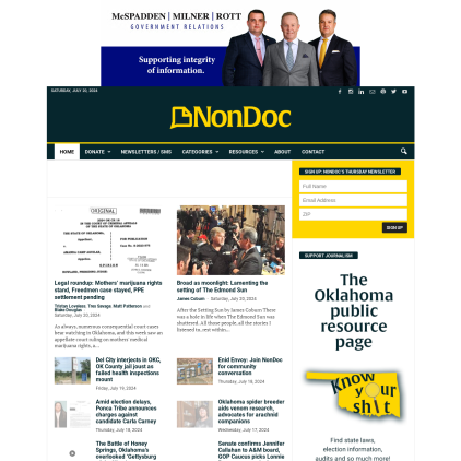 A detailed screenshot showcasing the homepage of nondoc.com, highlighting its main features and design elements.