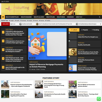 A detailed screenshot showcasing the homepage of pistuffing.co.uk, highlighting its main features and design elements.