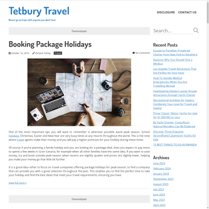 A detailed screenshot showcasing the homepage of tetburyonline.co.uk, highlighting its main features and design elements.