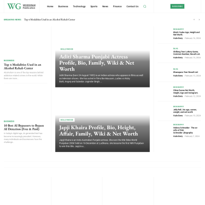 A detailed screenshot showcasing the homepage of woodgram.com, highlighting its main features and design elements.