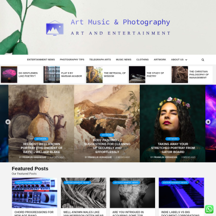 A detailed screenshot showcasing the homepage of www.monsoursphotography.com, highlighting its main features and design elements.