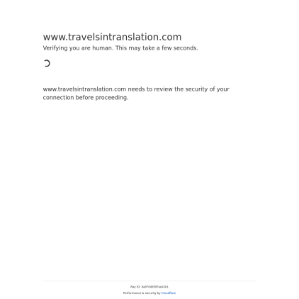 A detailed screenshot showcasing the homepage of www.travelsintranslation.com, highlighting its main features and design elements.